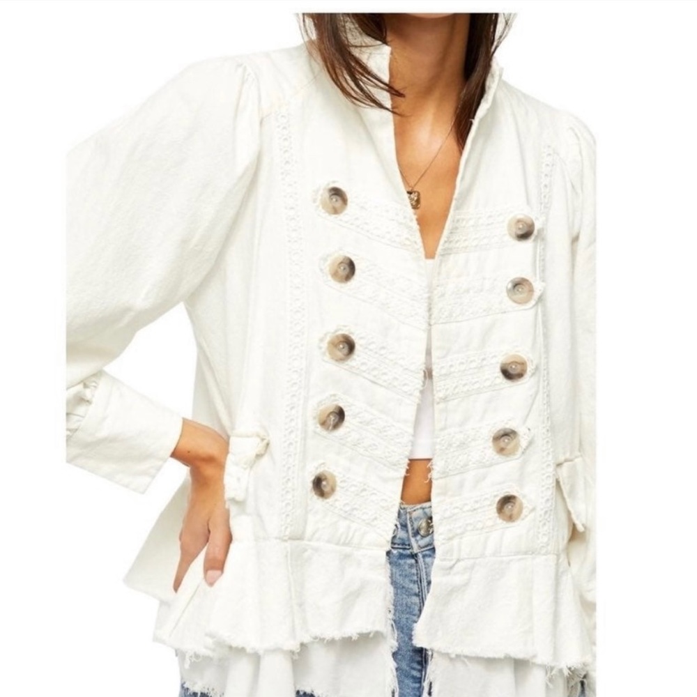 Free People white Jacket small